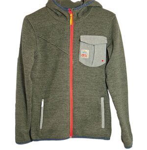 Picture Midlayer Full Zip Fleece Hoodie Jacket Womens XL Polartec Pockets